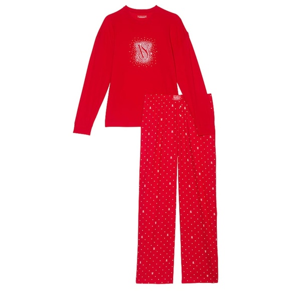 VS Red Rhinestone PJs - Picture 1 of 10